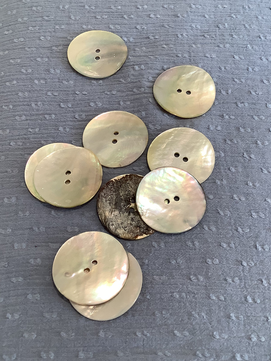 Agoya Shell Button - 30mm – The Eternal Maker