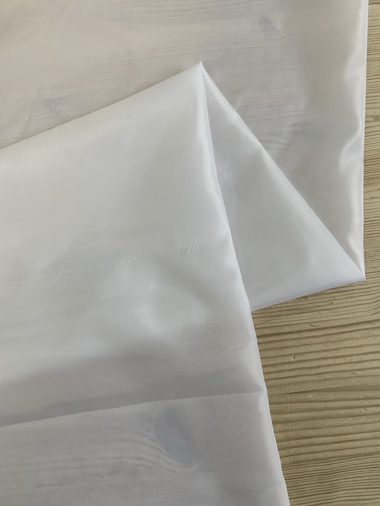 Unbranded Fabric Polyester Lining - Ivory - by 1/2m