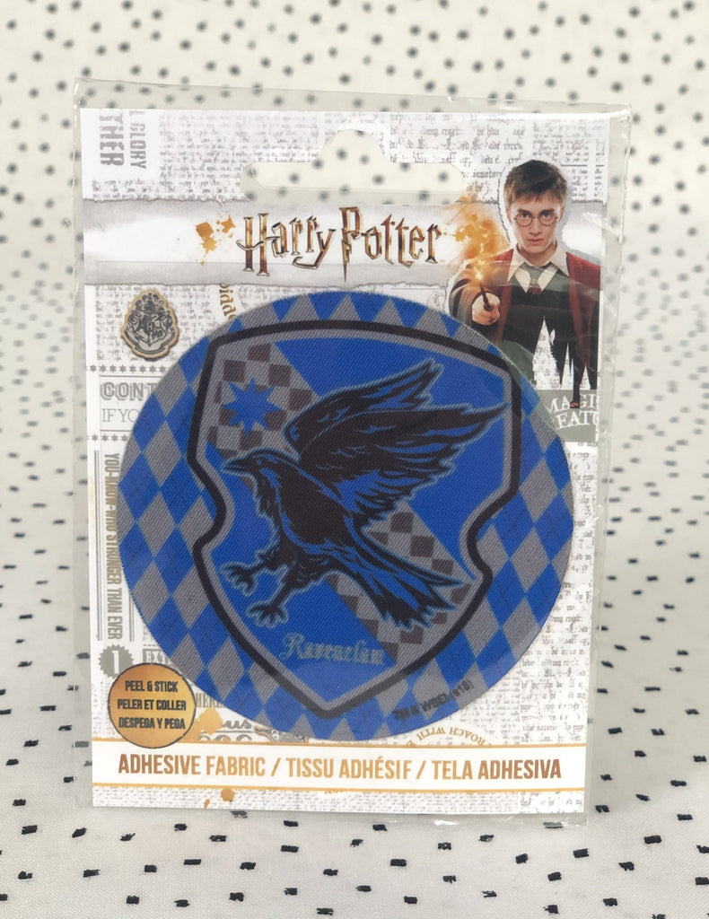 Ad*Fab Iron On Applique Ravenclaw House Badge - Stick On Appliqué Motif - Harry Potter