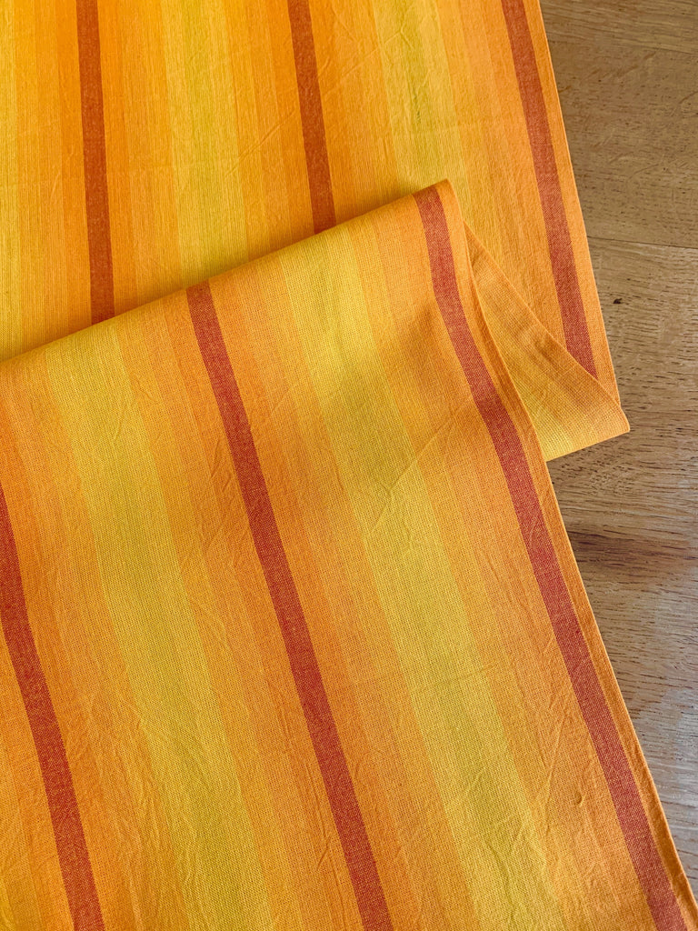 Andover Fabric Stripe in Marmalade - Kaleidoscope Stripes and Plaids - Alison Glass