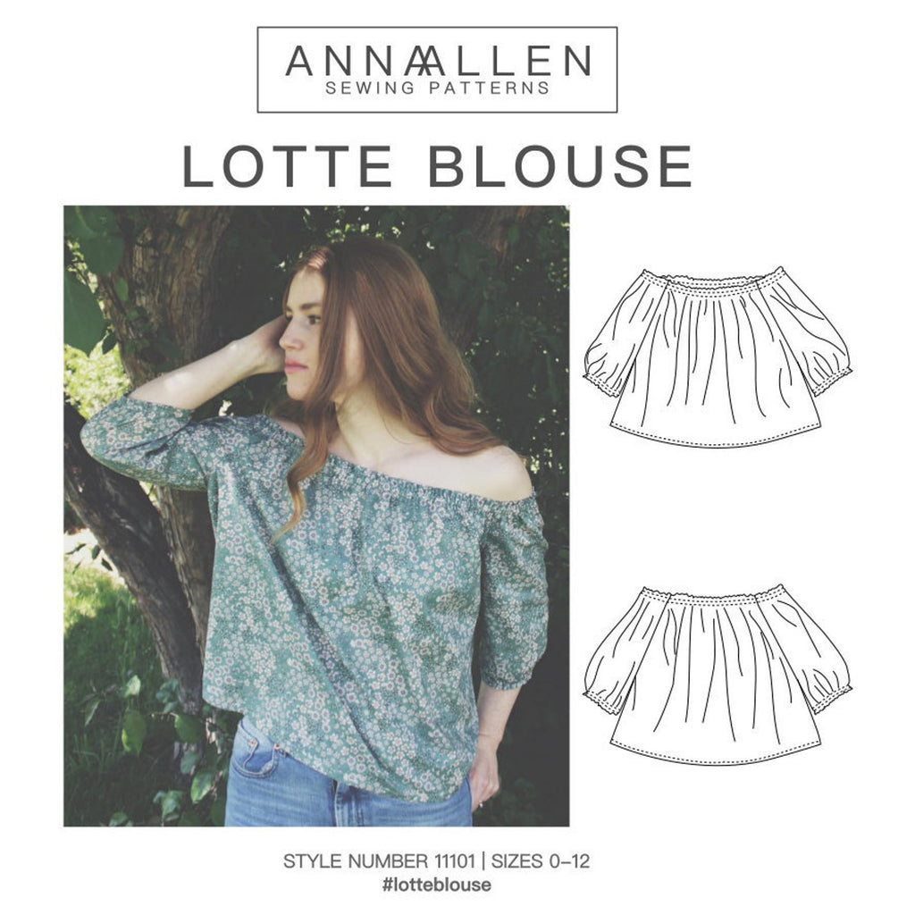 Anna Allen Clothing Dress Patterns Lotte Blouse - Anna Allen Clothing - Digital Download Pattern