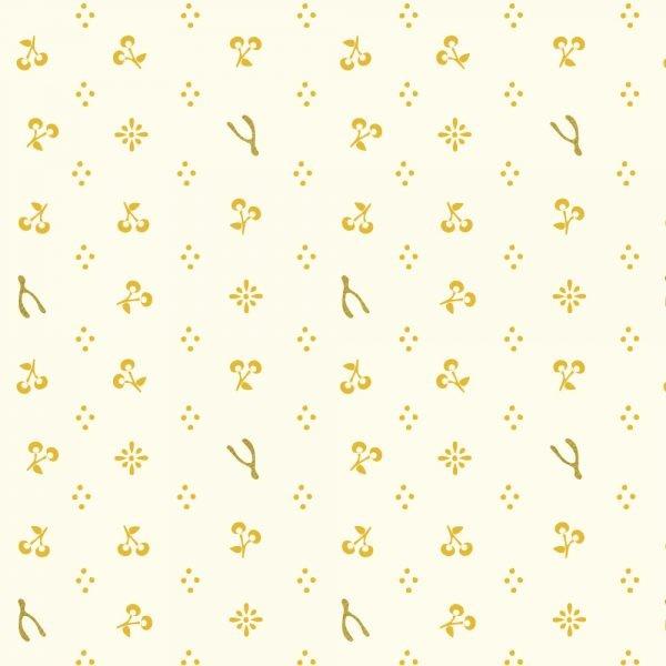 Birch Organics Fabric Merrythought Cream Gold Double Gauze - Merryweather by Birch