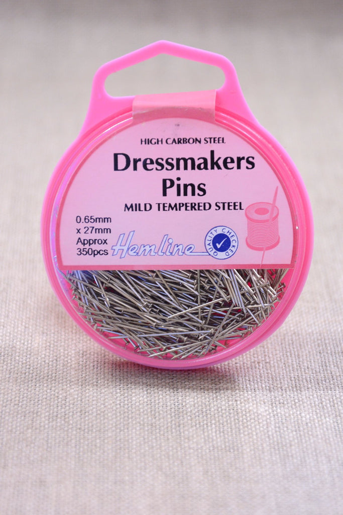 Hemline Needles and Pins Dressmakers Pins - 0.66mm x 27mm 310pcs
