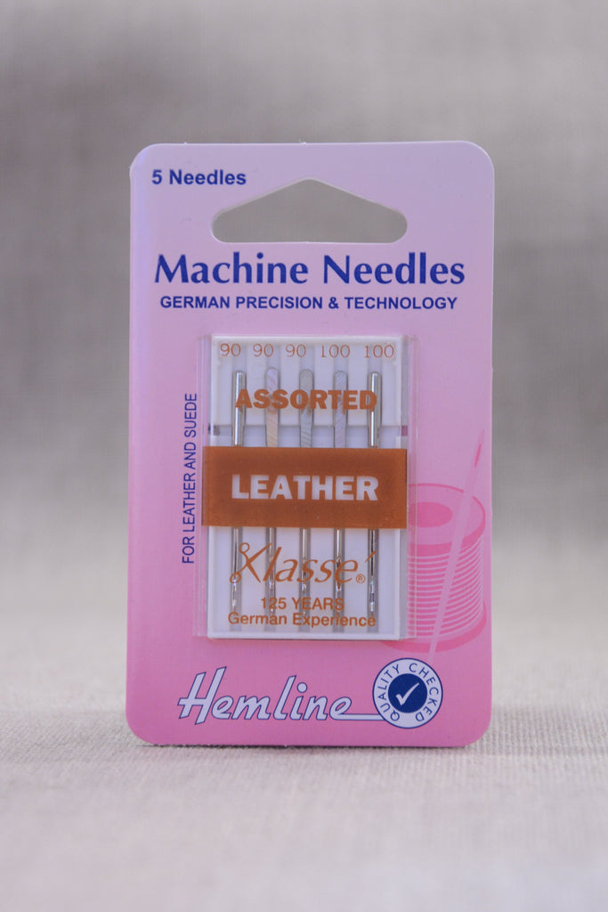 Hemline Needles and Pins Leather Machine Needles