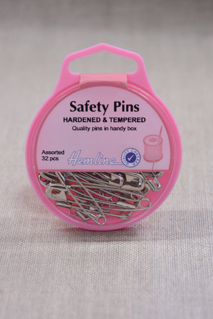 Hemline Needles and Pins Safety Pins - Assorted 32pcs