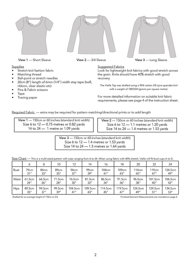 Jennifer Lauren Handmade Dress Patterns The Vielle Top - Jennifer Lauren Handmade - Digital PDF Download Pattern