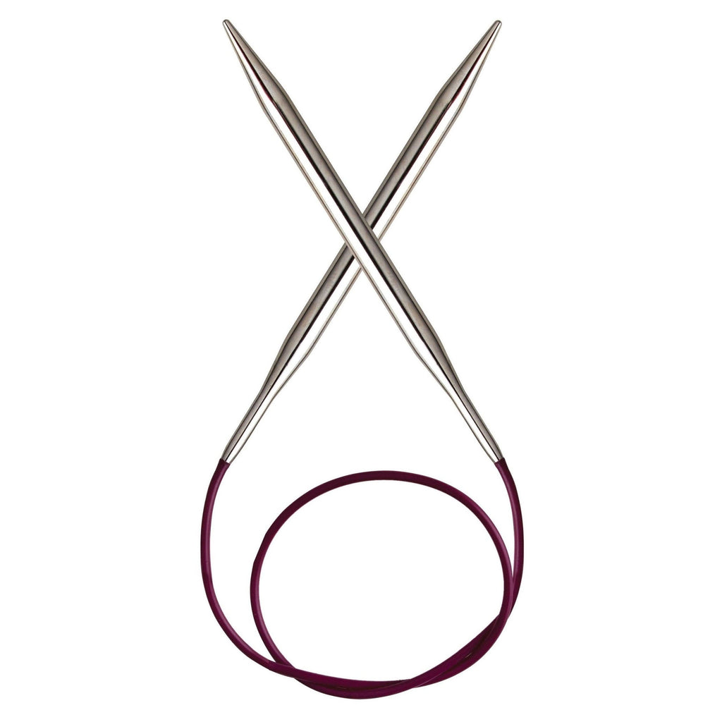 Knitpro Knitting Needles 2.00mm 100cm - Knitpro Nova Metal Fixed Circular Needles - Various Needle Sizes