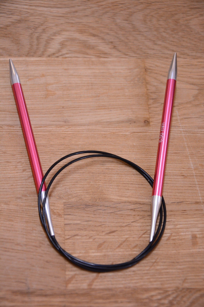Knitpro Knitting Needles 6.50mm 80cm - Knitpro Zing Fixed Circular Needles