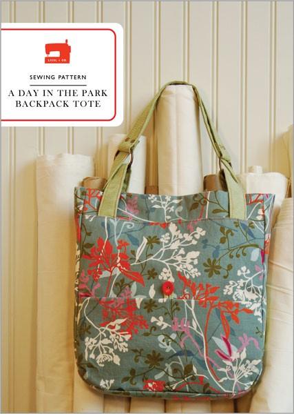 Liesl + Co Bag Patterns Day In the Park Backpack Tote - Liesl & Co Patterns - PDF Version