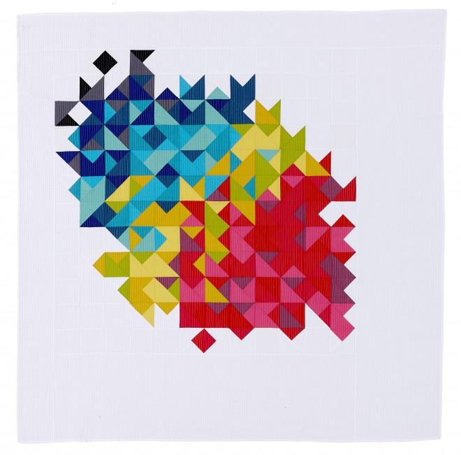 Lou Orth Quilt Patterns Fraction Quilt - Pattern and Kit by Lou Orth