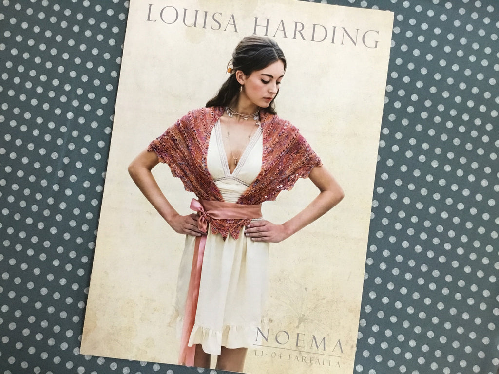 Louisa Harding Knitting Patterns Farfalla - Knitted Shawl Pattern for Noema Yarn by Louisa Harding