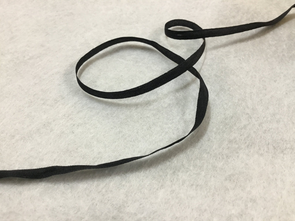 May Arts Ribbon and Trims Black Silk Ribbon - 4mm