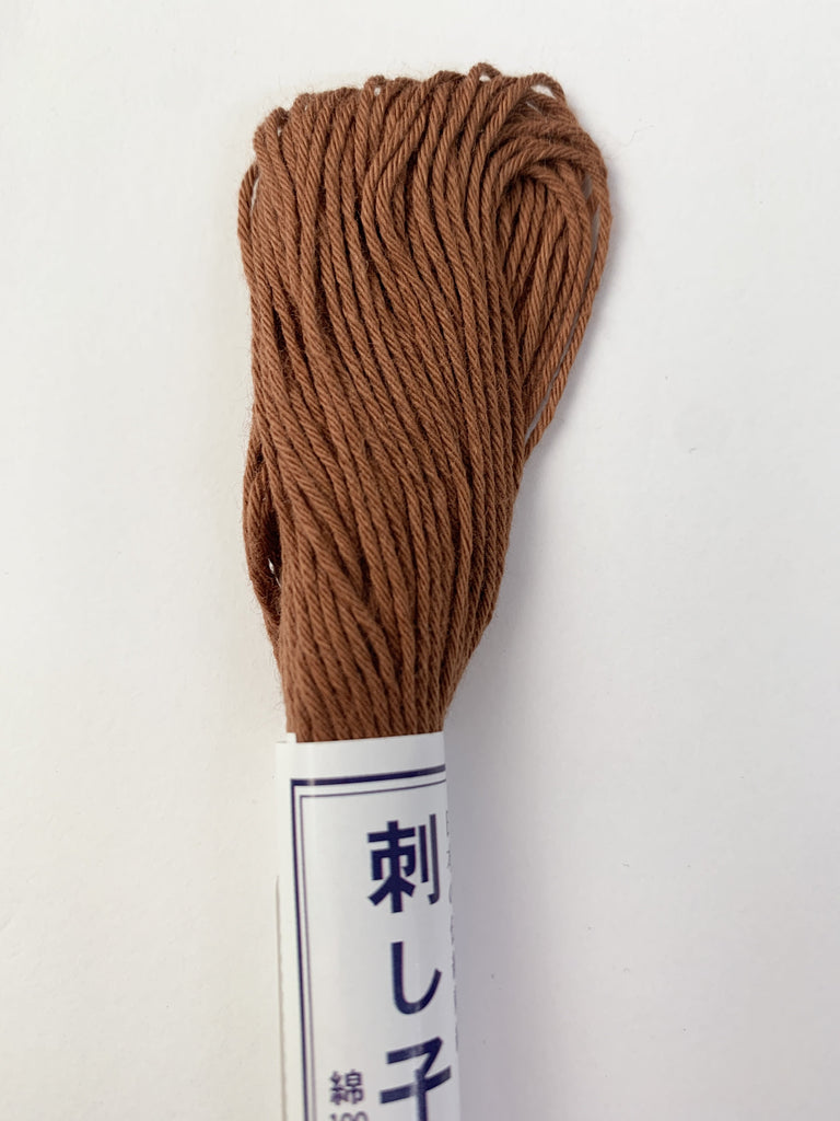 Olympus Thread Manufacturing Co. Thread Sashiko Thread - Brown 3
