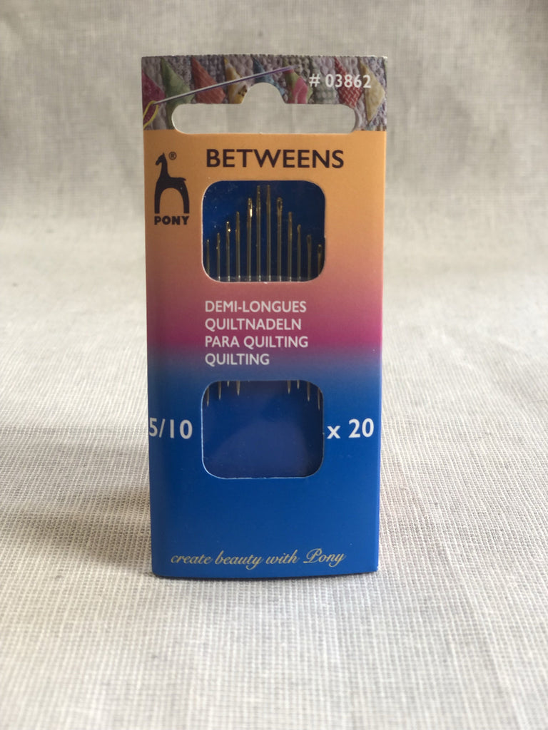 Pony Needles and Pins Gold Eye Sewing Needles: Betweens Size 5/10