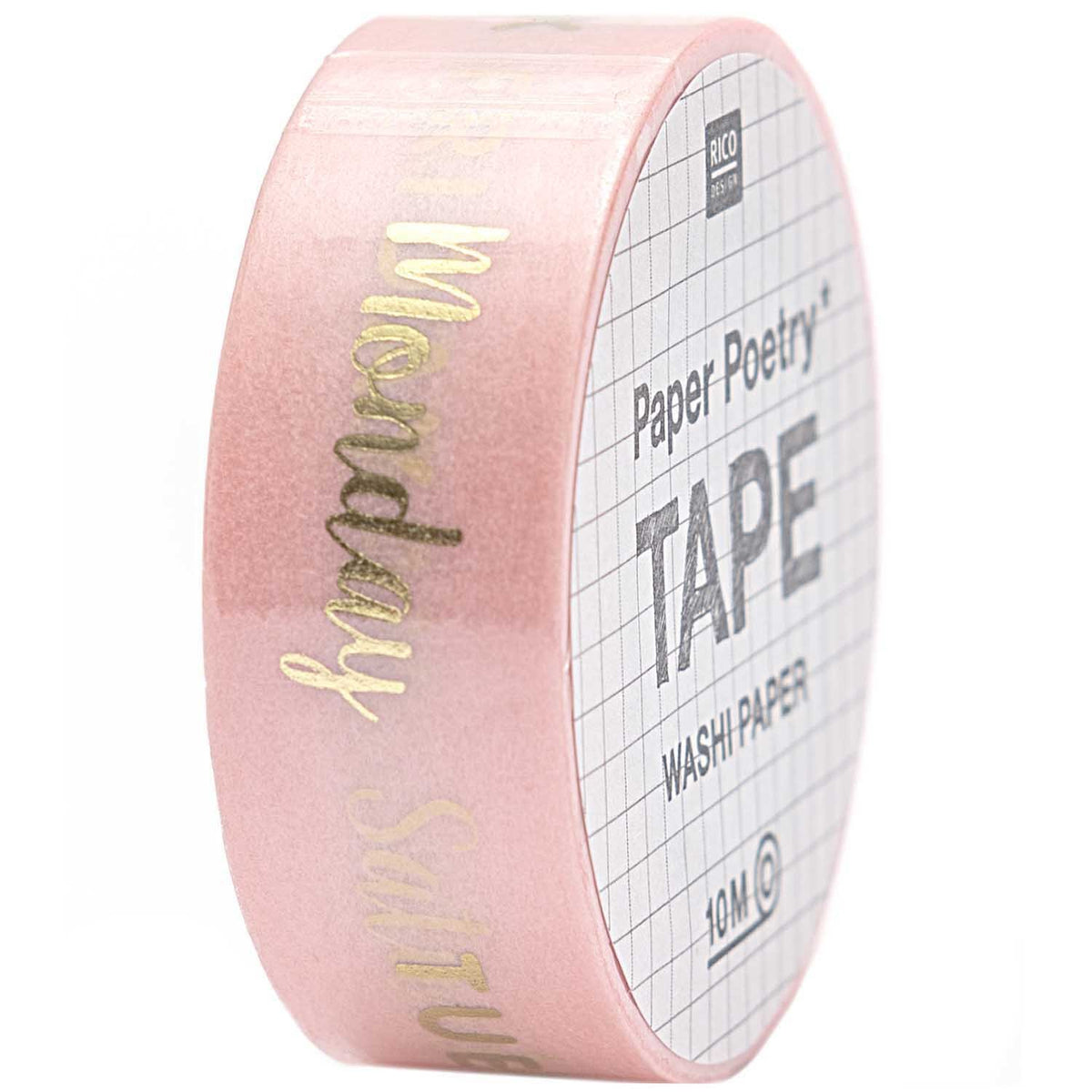 Mr-Label Day of The Week Washi Tape – Masking Tape for DIY Weekly Planner  Time Plan Gift Wrapping (2 Rolls) – MR-LABEL