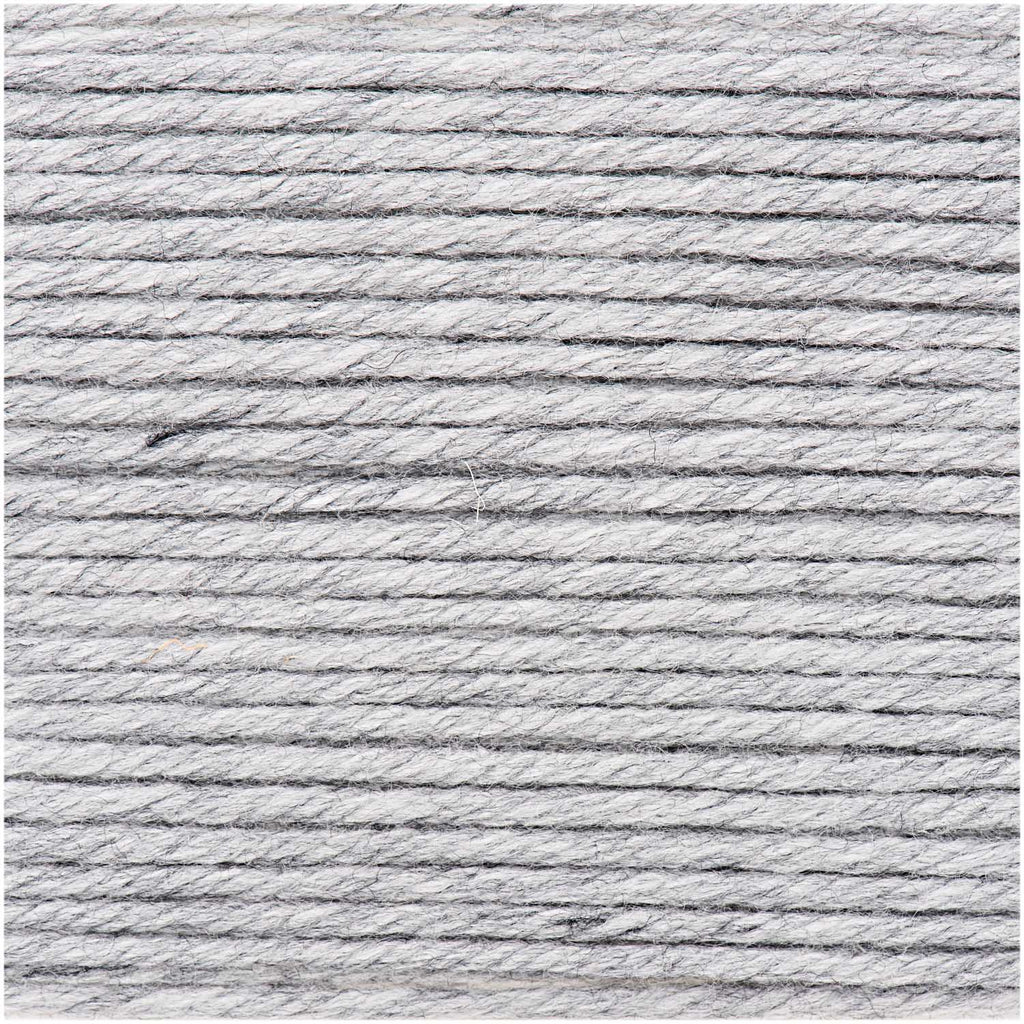 Rico Yarn Light Grey - Mega Wool Chunky - Rico