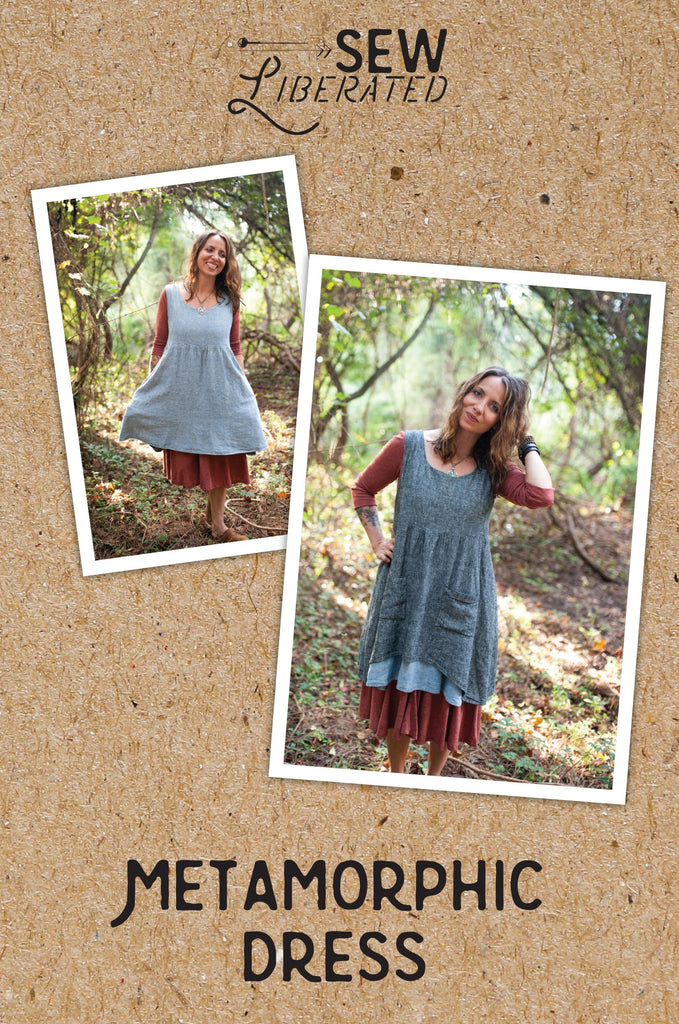 Sew Liberated Dress Patterns Metamorphic Reversible Dress - Sew Liberated - Digital Download PDF Sewing Pattern