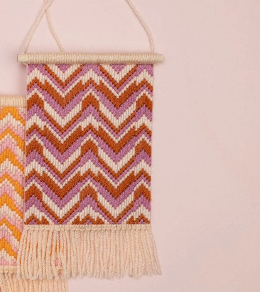 The Bargello Edit Kits Mini Wall Hanging Bargello Tapestry Kit - The Bargello Edit