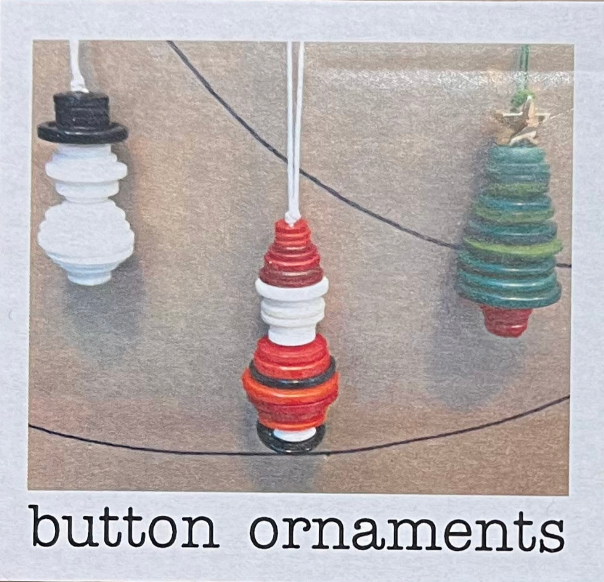 The Button Company Patterns Button Christmas Decoration Layout Guide