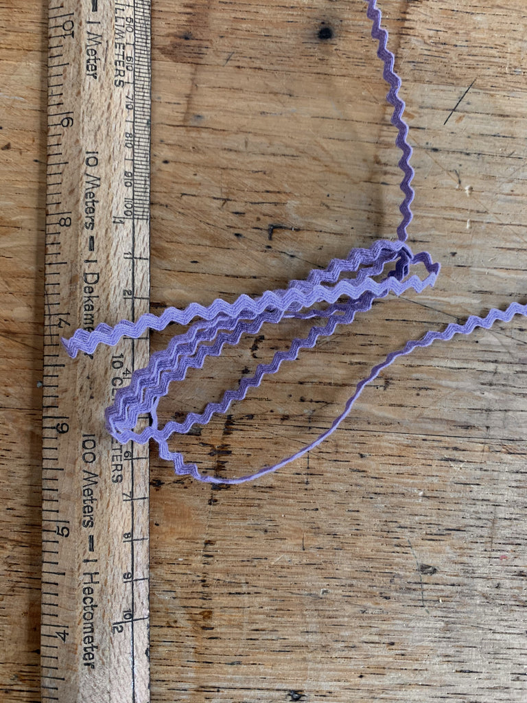 The Eternal Maker Ribbon and Trims Ric Rac - 3mm - Orchid