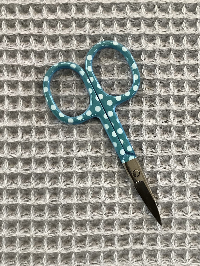 The Eternal Maker Scissors & Cutters Spotty Embroidery Scissors - Teal - Style 1