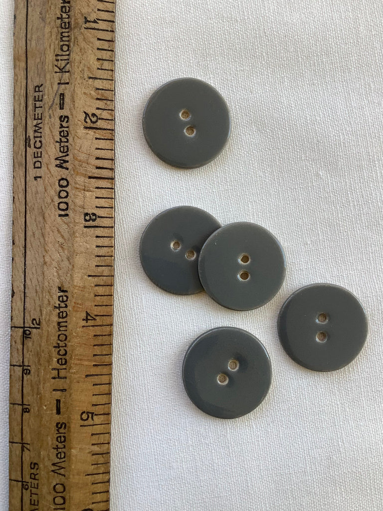 Unbranded Buttons Ceramic Button - 19mm - Cloud Grey