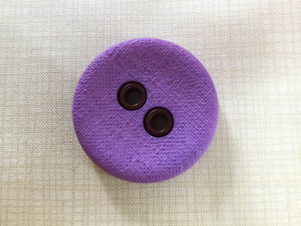 Unbranded Buttons Purple and Chocolate Free Style Button - 34mm. Various Colours