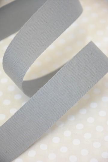 Unbranded Ribbon and Trims Apron Tape - 25mm - Grey