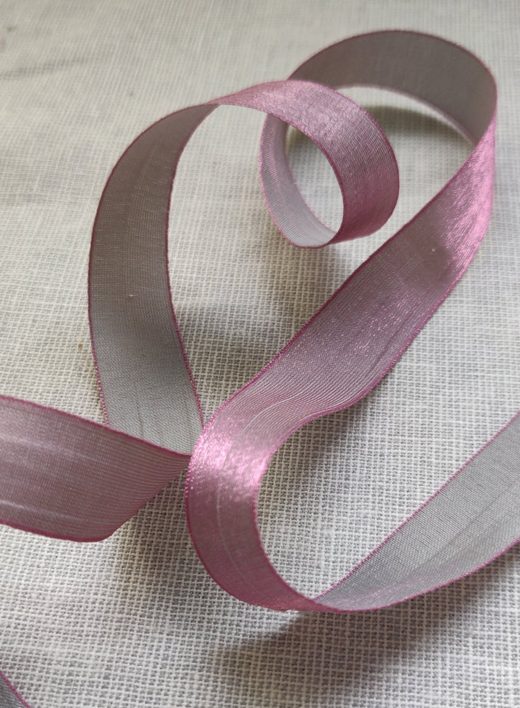 Unbranded Ribbon and Trims Lilac Sari Ribbon - 15mm