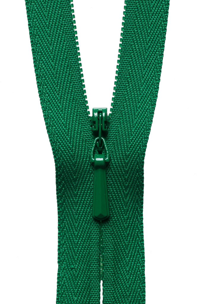 YKK Zippers 56cm/22" Concealed Zip - 876 Bottle Green - Various Sizes