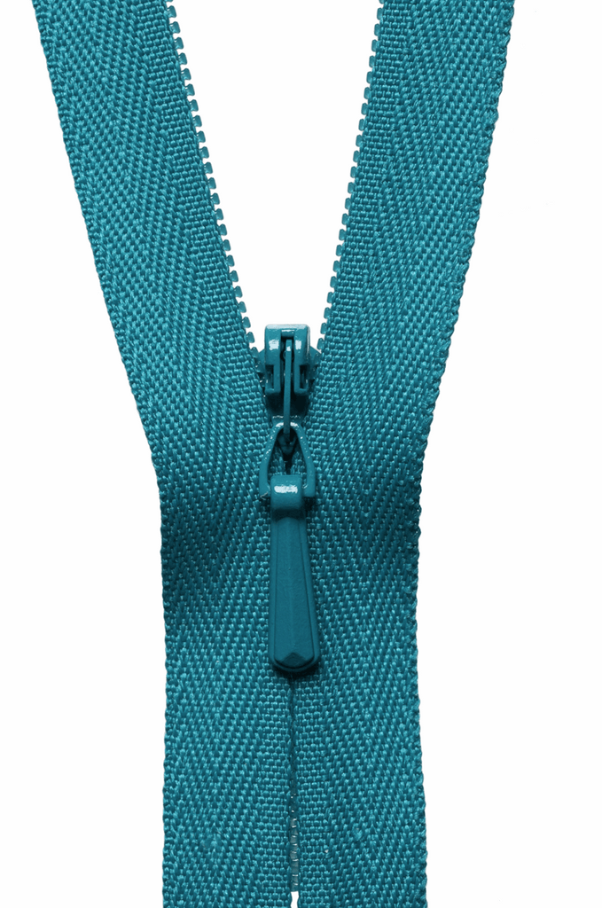 YKK Zippers Concealed Zip - 037 Teal - Various Sizes