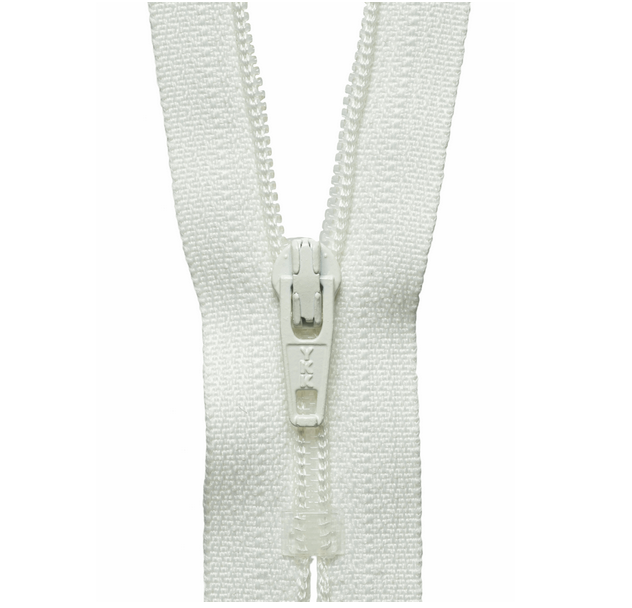 YKK Zippers Standard Zip - 20cm/ 8" - 502 Ivory