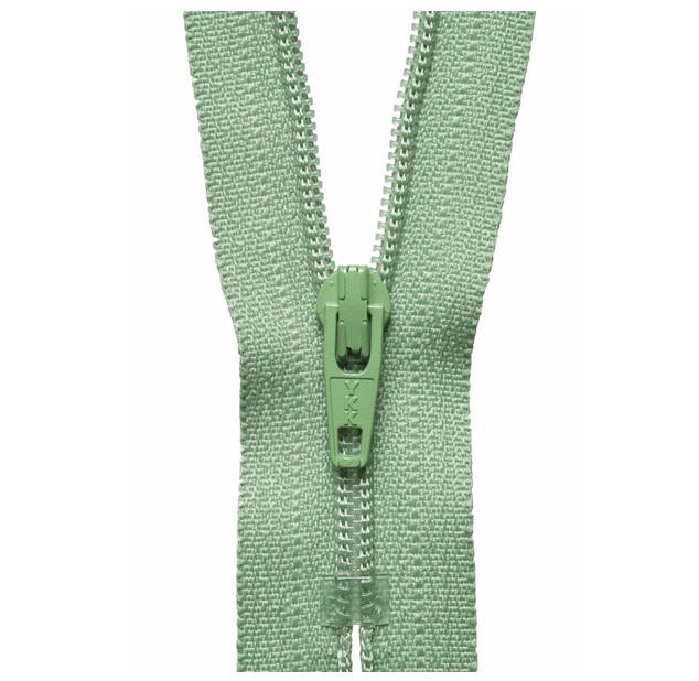 YKK Zippers Standard Zip - 20cm/ 8" - Sage 100