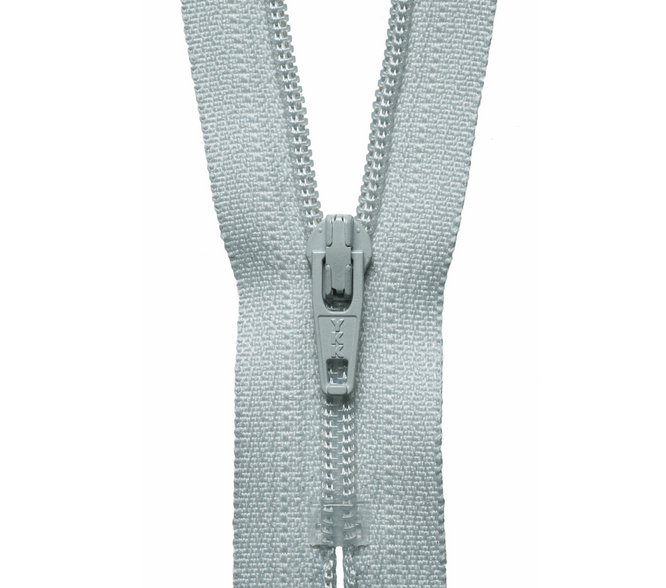 YKK Zippers Standard Zip - 41cm/ 16" - Pale Grey 574