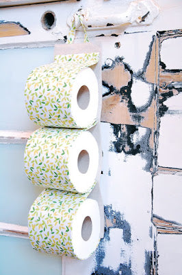 DIY Fabric Toilet Paper Holder