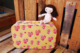 Doll’s Bed in a Suitcase Sew Along Part 1 – Covering The Suitcase