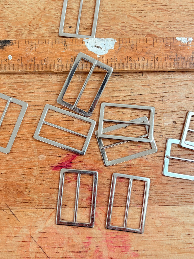 35mm Buckle - Silver - The Eternal Maker - UK Fabric Shop