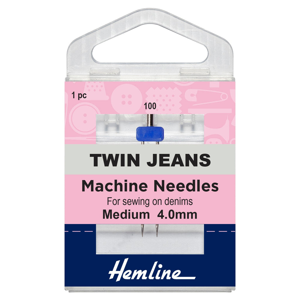 4.00mm - Twin Jeans Machine Needle - The Eternal Maker - UK Fabric Shop
