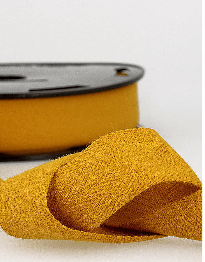 Apron Tape - 25mm - Mustard - The Eternal Maker - UK Fabric Shop
