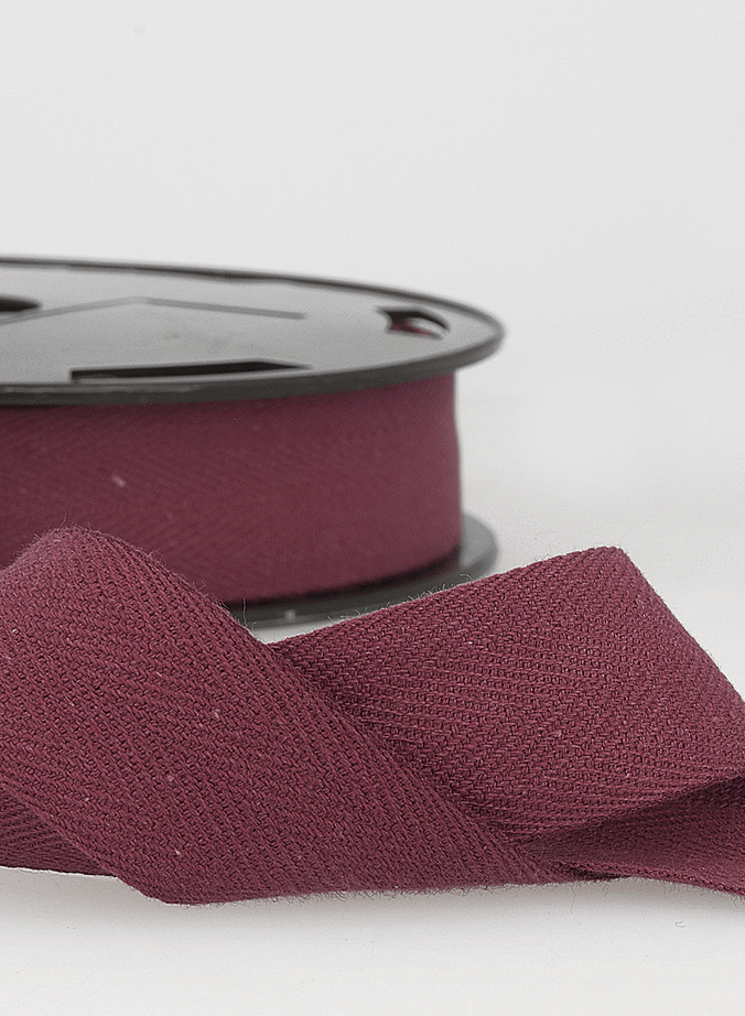 Apron Tape - 25mm - Plum - The Eternal Maker - UK Fabric Shop