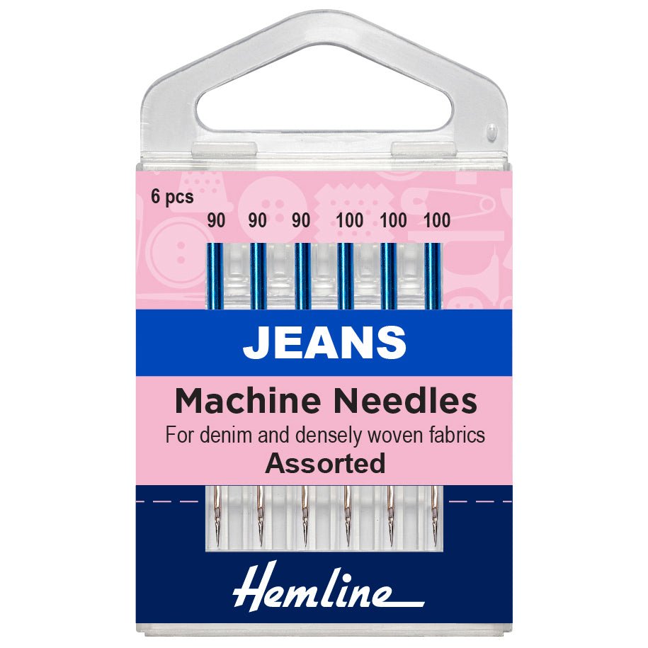 Assorted Jeans Machine Needles - sizes 90 & 100 (H103.99) - The Eternal Maker - UK Fabric Shop