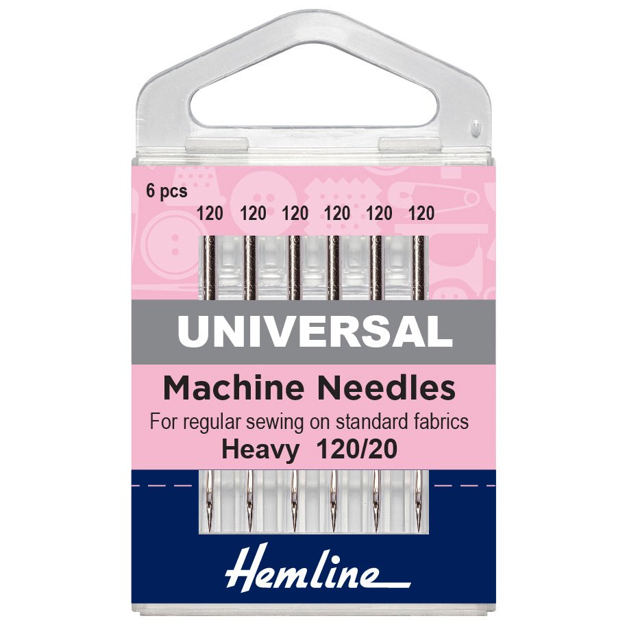 Assorted Universal Heavy Machine Needles - 120/20 - The Eternal Maker - UK Fabric Shop