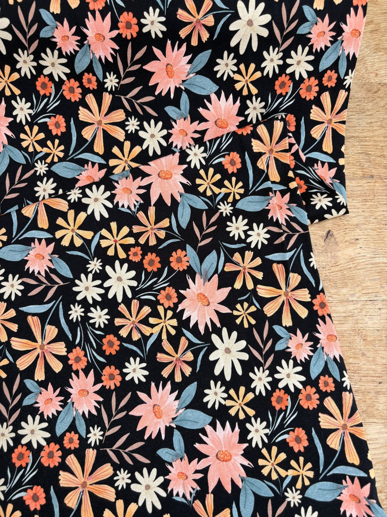 Autumn Garden Floral - Jersey - The Eternal Maker - UK Fabric Shop