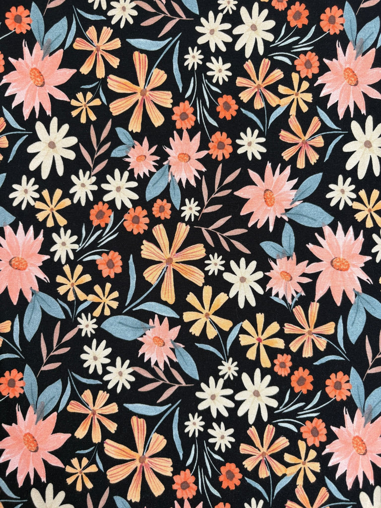 Autumn Garden Floral - Jersey - The Eternal Maker - UK Fabric Shop