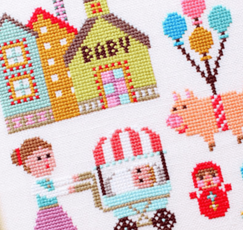 Baby Sampler - Gera! Cross Stitch Patterns - The Eternal Maker - UK Fabric Shop