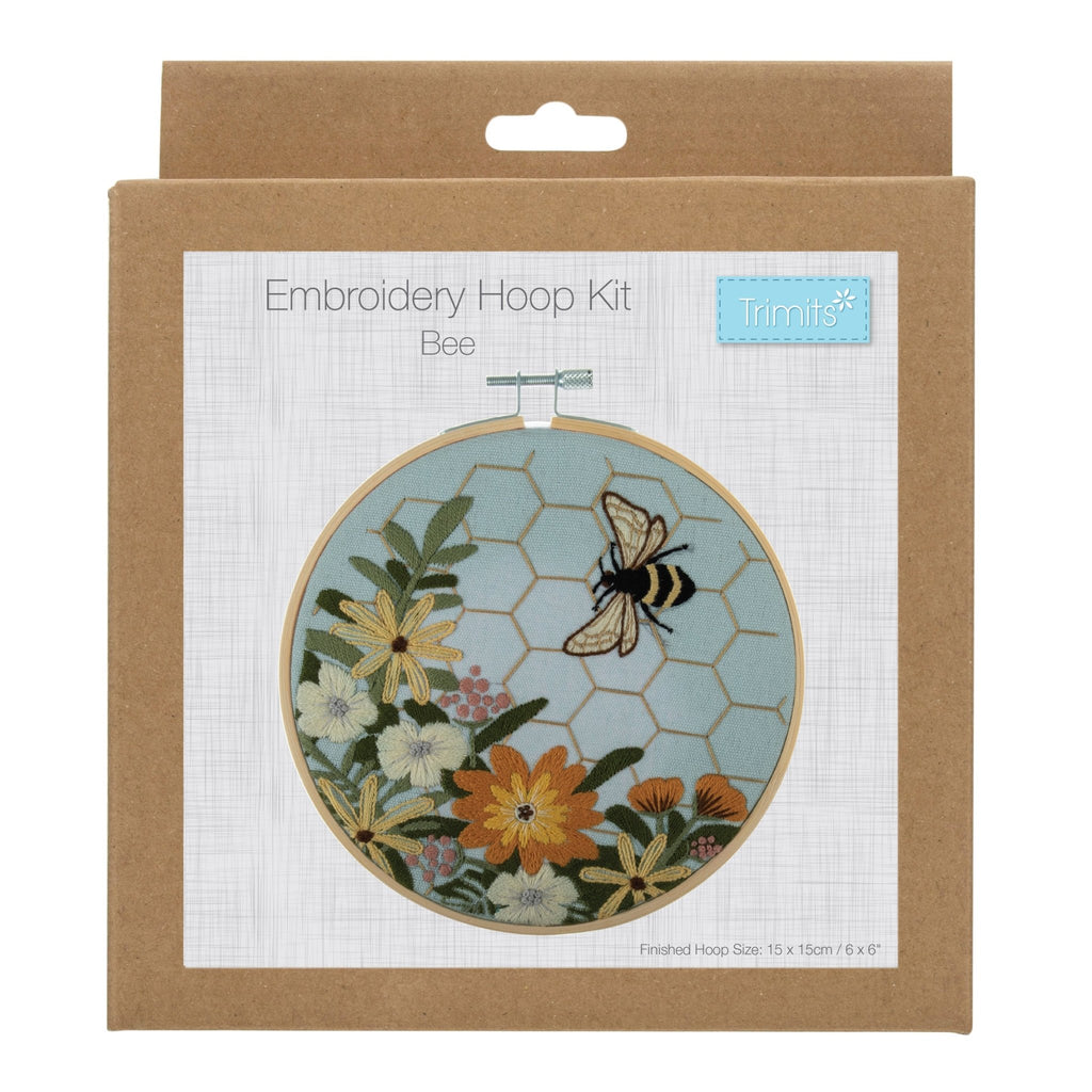 Bee - Embroidery Kit - Trimits - The Eternal Maker - UK Fabric Shop