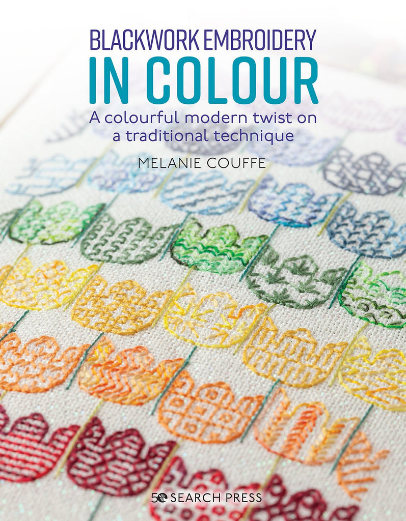 Blackwork Embroidery in Colour - Melanie Couffe - The Eternal Maker - UK Fabric Shop