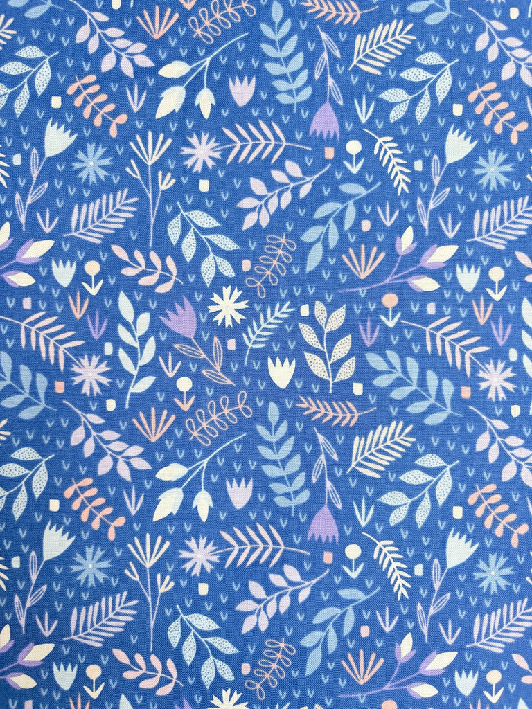 Blue Foliage - Cathy Nordstrom - Makower Fabrics - The Eternal Maker - UK Fabric Shop