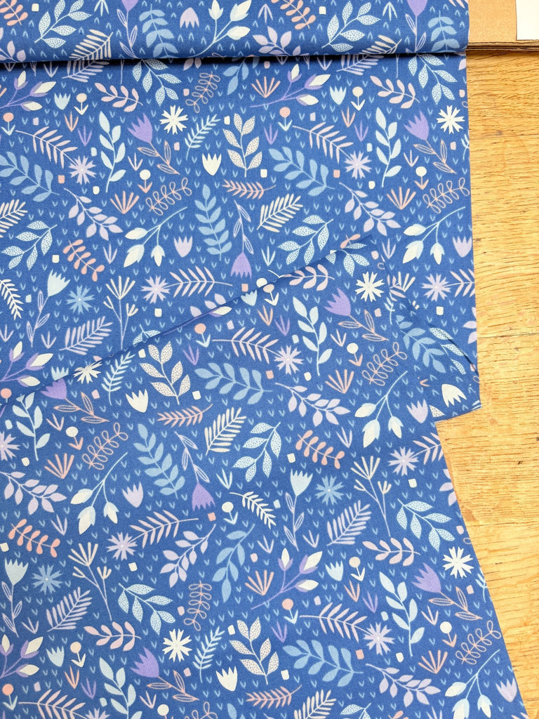 Blue Foliage - Cathy Nordstrom - Makower Fabrics - The Eternal Maker - UK Fabric Shop