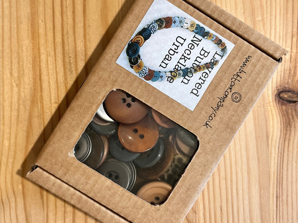 Button Necklace Kit - The Eternal Maker - UK Fabric Shop